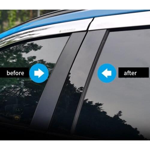For TOYOTA RAV4 2007-2012 2013-2019 2020-2021 Window center pillar molding Glossy