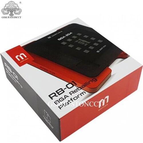 RB-01 Reballing Stencil Tin Net Full Set for EMMC/EMCP/UFS BGA153/162/169/186/221/254 With Fixed Plate and Holder