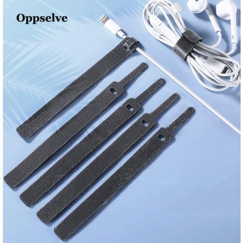 Oppselve Cable Organizer Wire Winder Clip Headset Holder Mouse Cord Protector Wire Cable Management For iPhone Samsung USB Cable