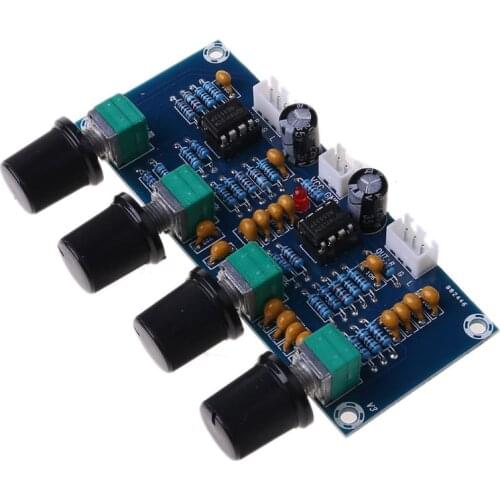 XH-A901 NE5532 Tone Board preamp Pre-amp With treble bass volume adjustment pre-amplifier Tone Controller For amplifier