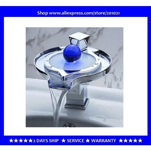 Color-changing LED Deluxe Basin faucet mixer