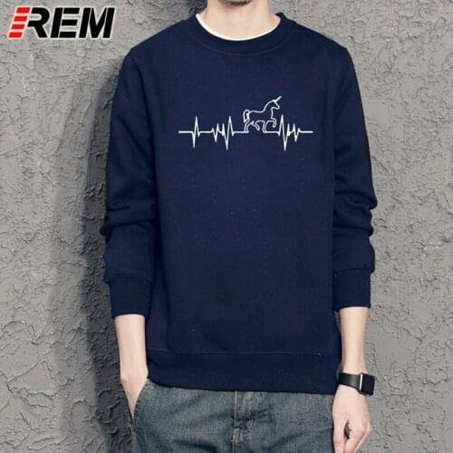 REM Harajuku Funny long sleeve Product o-neck Cotton male Hoodies, Sweatshirts