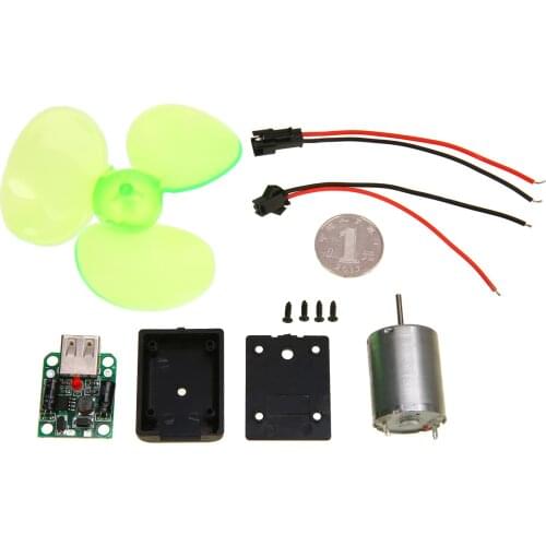 1 Set Wind Power Generator Alternator Mini Wind Generator Wind Turbine Motor Portable Emergency Phone Charger