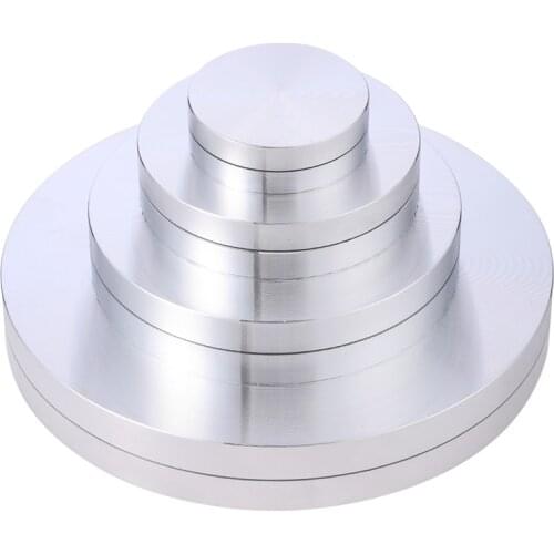 1pc Cake Baking Tray Axle Turntable Aluminum Alloy Rotating Tray Stand Base Aluminum Rotor Bearing Cake Baking Turntable