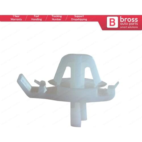 10 Pieces Quarter Panel Moulding Clips for Mercedes-Benz: 001-988-63-81