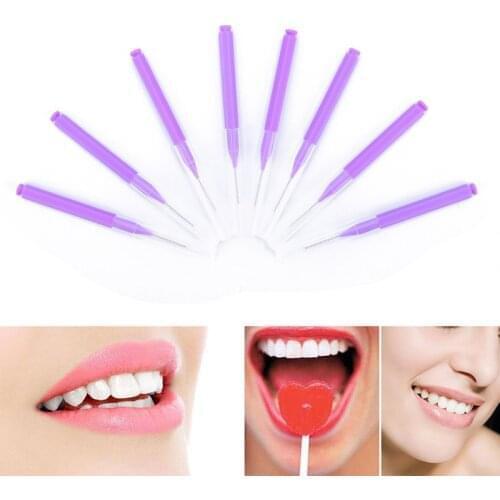 8Pcs New Push-pull Interdental Brush Orthodontic Dental Cleaning Brushes Adults Toothpick Dental Floss