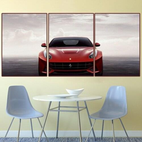 3D DIY Diamond painting,living room/bedroom decoration,diamond mosaic picture,super sports car,red,Unfinished Diamond Embroidery