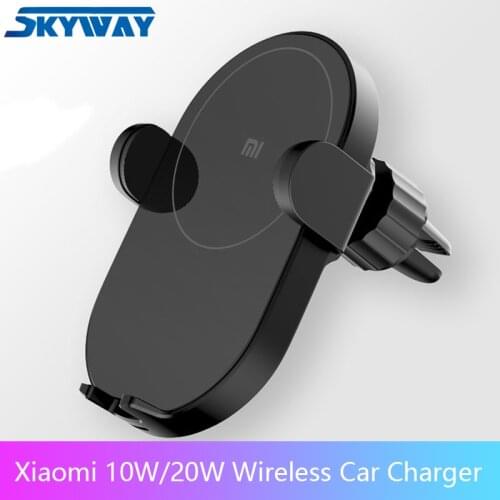 Xiaomi Mi 20W Max Qi Wireless Car Charger Auto Pinch with Intelligent Infrared Sensor Fast Charging Car Phone Holder