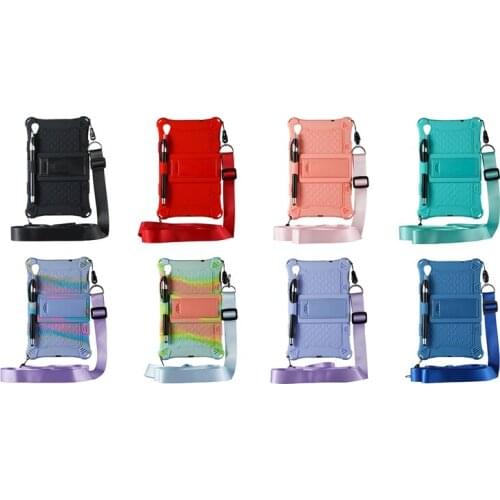 Case for Lenovo Tab M8 FHD TB-8705F/N Tab M8 HD TB-8505X/F 8inch Silicone Case for Lenovo M8 8705 with Pen and Strap