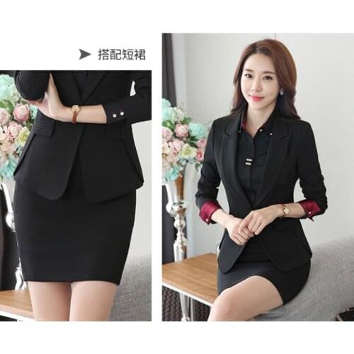 Business suit with skirt , business wear cloth , ladies cloth