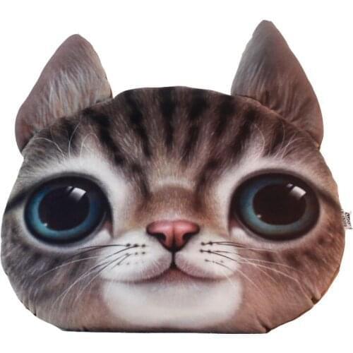 Personality Cat Cushion Cartoon Chair Sofa Pillow Creative Handsome Cute Seat Cushion Cat Shape Nap Pillow