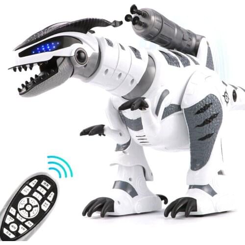 RC Intelligent Dinosaur Model Electric Remote Control Robot Mechanical War Dragon With Music&Light Functions Children Hobby Toys
