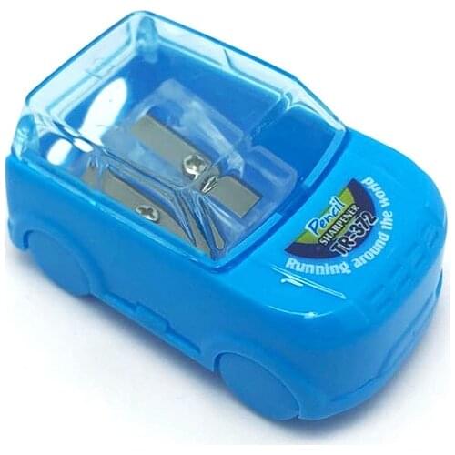 Stationery Creative car styling pencil sharpener Pencil Sharpener Office Supply Student supplies Double hole pencil sharpener