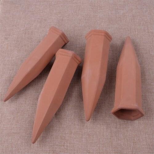LETAOSK High Quality 4Pcs Automatic Terracotta Light brown Plant Watering Spikes Self Irrigation Vacation Garden Watering System