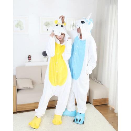 Mens Ladies Unicorn Adult Animal Onesies Onsie Jumpsuit Pyjamas Pajamas 1011 S/M/L/XL/XL