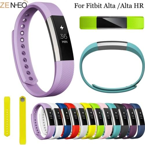 Soft Silicone High Quality Secure Adjustable Band for Fitbit Alta /Alta HR Wristband Strap Bracelet Watch Replacement Accessory