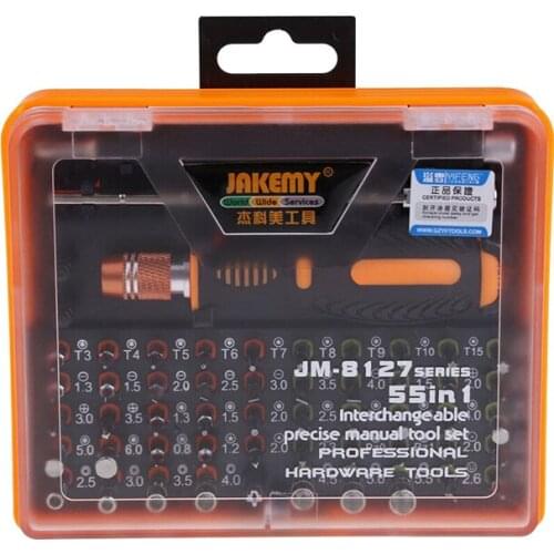 Wholesale JM-8127 Kit 53 in 1 Sets of Tools Precision Sleeve Screwdrivers Set For Home Repair Cell Phone Computer Drop Shipping