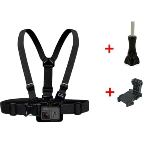 GoPro Accessories Adjustable Chest Mount Harness Chest Strap Belt for GoPro HD Hero 8 7 6 5 4 3+ 3 SJ4000 SJ5000 Action Camera