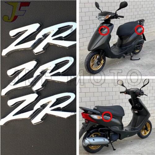 Suitable for Motorcycle Yamaha JOG 50 Four-Stroke ZR EVO 3D Plastic Electroplating Three-Dimensional Logo Decal Sticker Labeling
