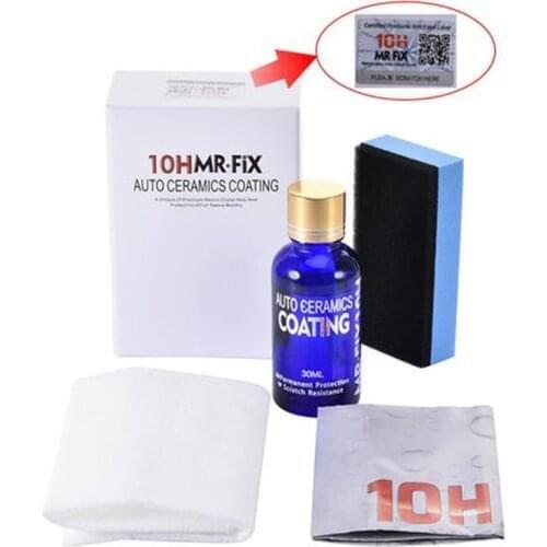 Mr.Fix Car Coating Car Polish Liquid Ceramic Coat 9H/10H Anti-scratch Glass Auto Detailing Glasscoat Motorcycle Paint Car