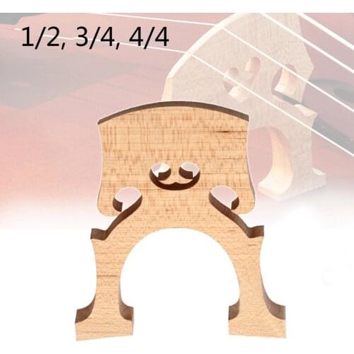 Professional Cello Bridge for 4/4 3/4 1/2 Size Cello Maple Wood B-ridge Mini Size Light Weight Portable Wooden Material 1 Pcs