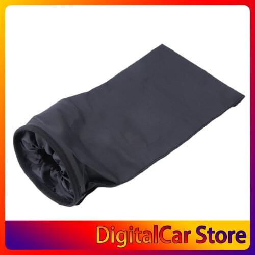 Worldwide Waterproof Car Trash Bin Garbage 210D Oxford Black Back Seat Travel Storage Car Trash Bin