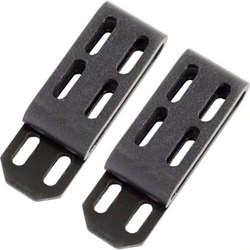 2PCS/LOT 3.0MM Kydex Secure-Ex C-Clip Belt Loops Large Belt Clip For DIY Knife Sheath Gun Holster with Screws Tool Part