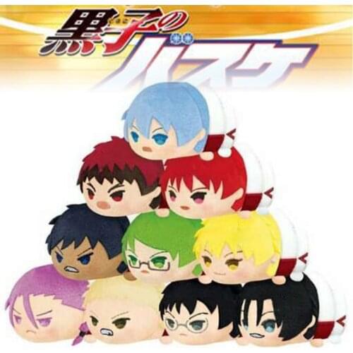 8.5cm Anime Kuroko No Basket Mochi Plush Pendant Vol.2 Last Game Midorima Shintarou Murasakibara Atsushi Mini Stuffed Doll Gifts