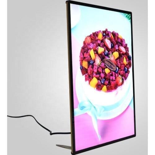 A3 realestat light boxes led crystal light box glass lighting box