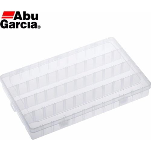 Abu Garcia One Sided Design Fishing Lure Tackle Box Compartments Plastic Outdoor Fishing Bait Lures Tool Tackle Box
