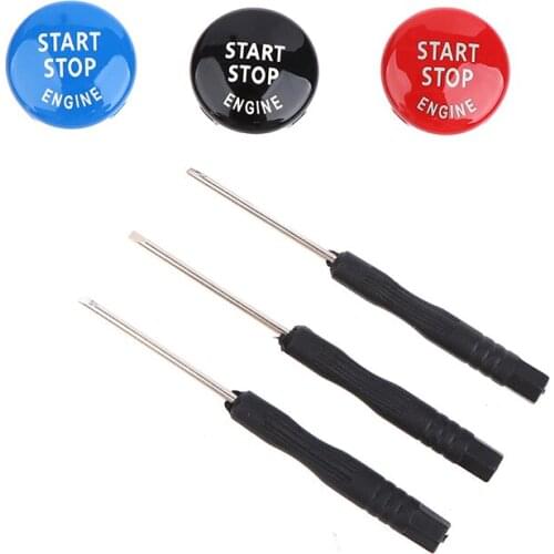 Auto Motor Start Stop Contactslot Decoratieve Stickers For BMW 1 3 5 X1 X3 X5 X6 Z4 Series Auto -Styling Interior