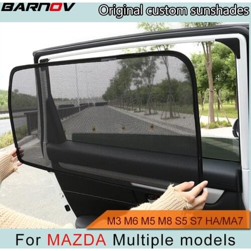 Car Special Magnetic Curtain Window SunShades Mesh Shade Blind Original Custom For Mazda M3 M5 M6 M8 S5 S7 HA/MA7