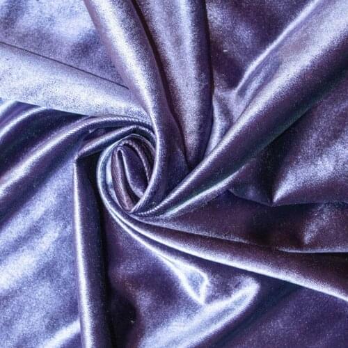 Purple Curtain Velvet Fabric 145 cm width 10 mt'ye up cut