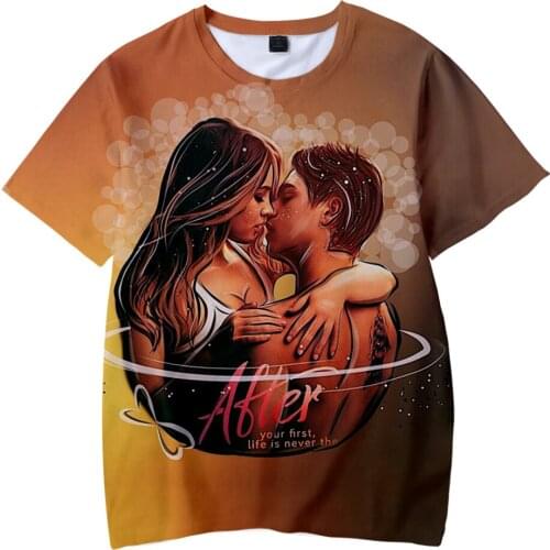 Hot New Movie After We Collided T-shirt O-Neck Kids Tshirt Summer Short Sleeve Girls Boys Tshirt Harajuku Romantic After Clothes