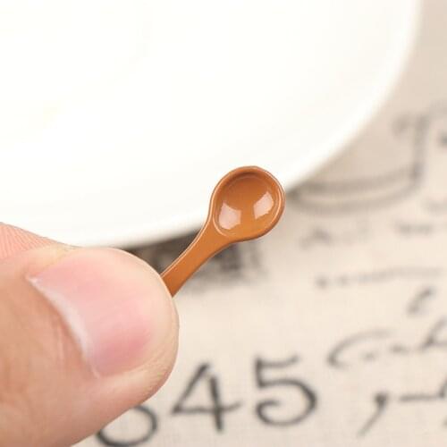 Hot sale 1/12 Dollhouse Miniature Accessories metal spatula and spoon Toys for Doll House
