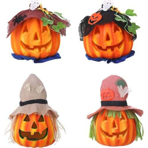 Hot Pumpkin Lantern Night Light Lamp Party Halloween Decoration Prop bubble Pumpkin Lamp for Party/BBQ/ Wedding decors L4 new