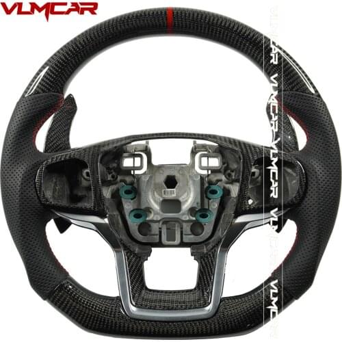 Private Custom Car Carbon Fiber Steering Wheel For Ford Explorer