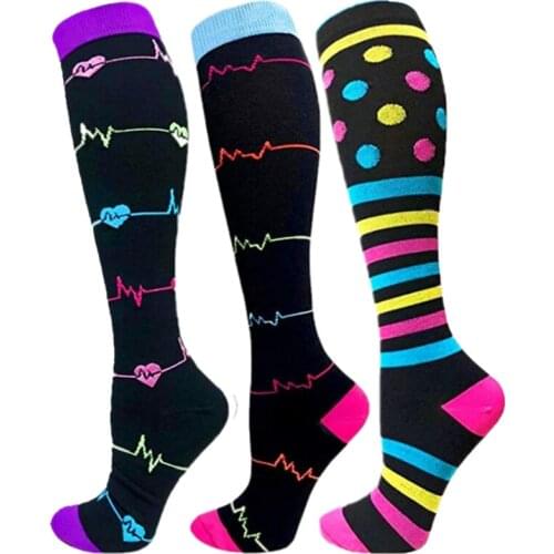 Unisex Compression Stockings Varicose Veins Socks Men Women Outdoor Compression Magic Stockings Soccer Stocking Protect Feet