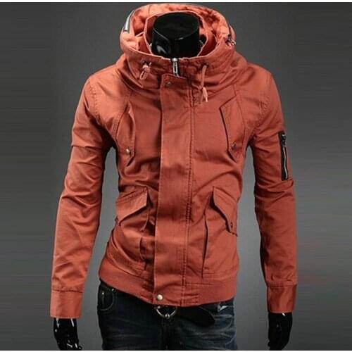 Hot Sale High quality Fashion Men Jacket Mens Casual Jacket Slim Coat For Men 6 Colors