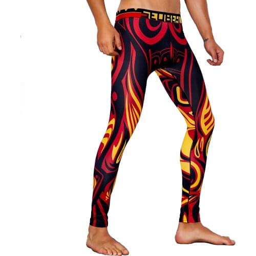 Mens Compression Pants Dry Fit Gym Leggings Baselayer Running Tights Cycling Outdoor Athletic Workout Training Building Jogger