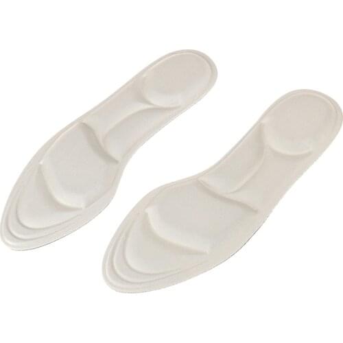 4D Flock Memory Foam Orthotic Insole For Shoes Flat Foot Feet Care Sole Shoe Orthopedic Pads Arch Support Orthopedic Insoles