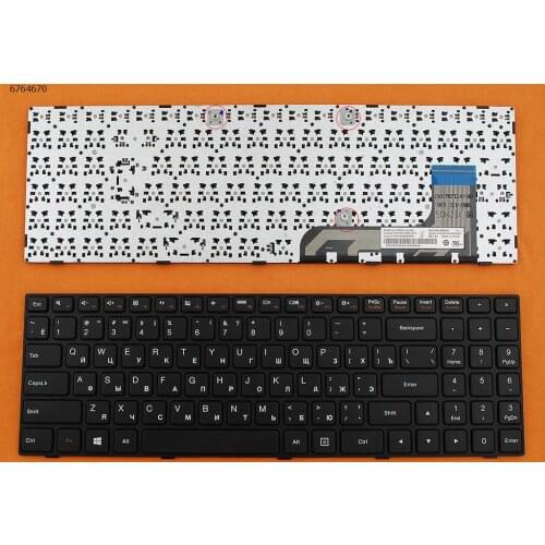 RU Russian Replacement Keyboard For Lenovo Ideapad 100-15IBY B50-10 Laptop Black