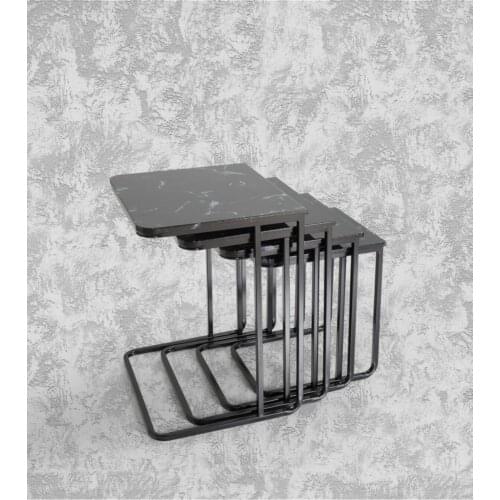 Modern Black Marble-Vegas Zigon coffee table coffee tables table basse furniture living room table