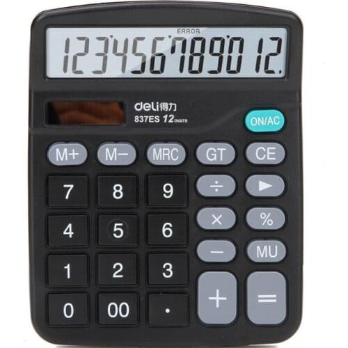 Advanced professional large screen business solar calculator student calculator portable calculator school office supplies