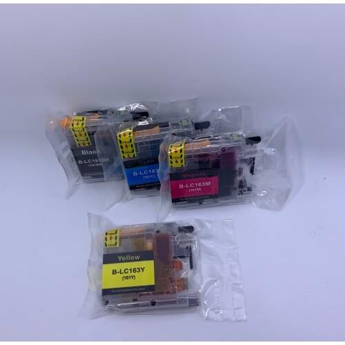 YOTAT 1set Compatible ink cartridge LC163 LC161 LC163XL for Brother DCP-J152W printer