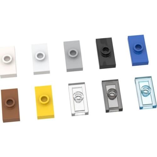 10PCS Building Blocks 15573 1x2 Two To One Board High-Tech Bricks Assembles Particles DIY Assembly Parts Toys For Children Gifts