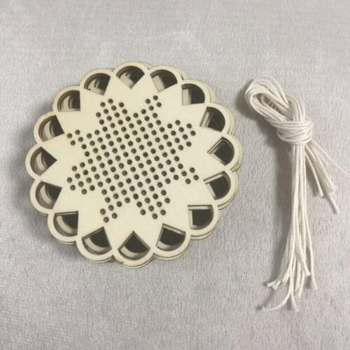 20 pcs DIY holiday ornaments kit cross stitch ornament snowflake pattern