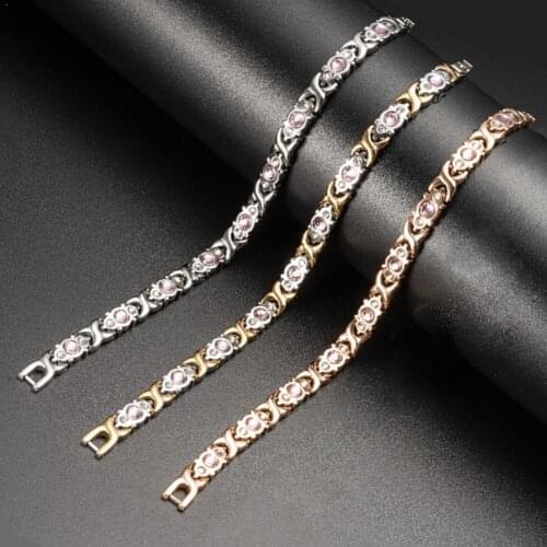 3 Kinds Of Colors Fashion Bracelet Jewelry Energy Health Bracelets Bracelets Balance For Women Magnetic W3D1