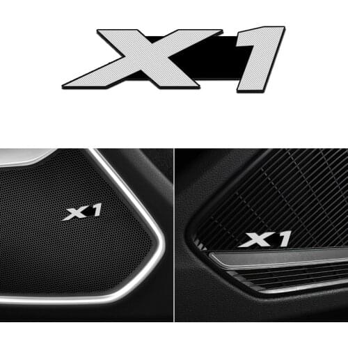 4pcs/lot fit for BMW X1 X2 X3 X4 X5 X6 X7 Alloy sticker car stereo Stickers car Accessories