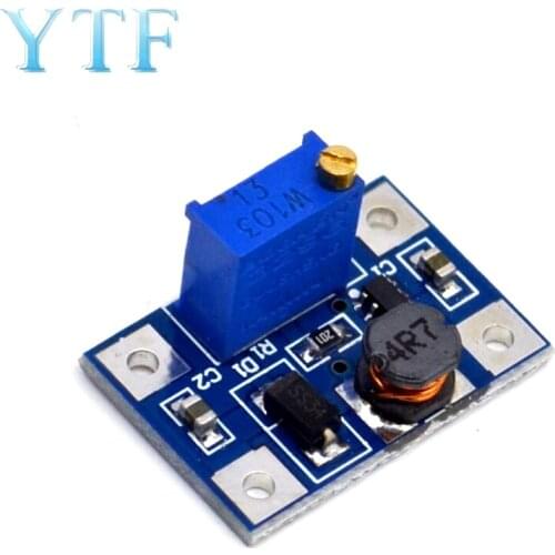 5Pcs 2-24V To 2-28V 2A DC-DC SX1308 Step-UP Adjustable Power Module Step Up Boost Converter